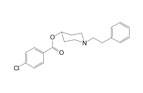 1-(2-Phenylethyl)piperidin-4-yl-4-chloro benzoate