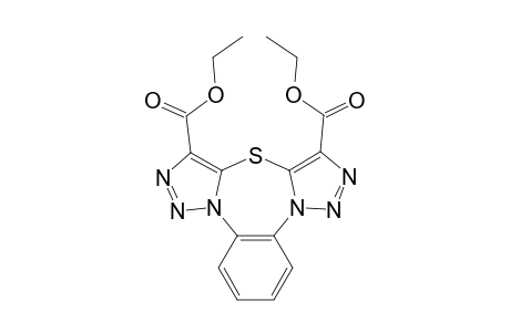 Diethyl di[1,2,3triazolo[1,5-a:5',1'-d][3,1,5]benzothiadiazepine-8,10-dicarboxylate