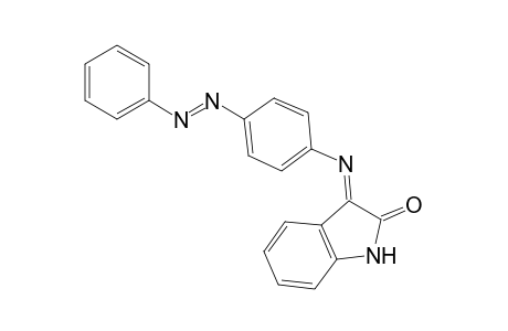 (3E)-3-((4-[(E)-Phenyldiazenyl]phenyl)imino)-1,3-dihydro-2H-indol-2-one