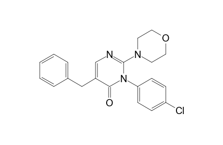 5-Benzyl-3-(4-chlorophenyl)-2-morpholin-4-ylpyrimidin-4(3H)-one