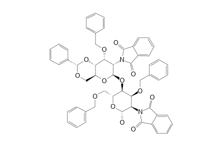 3,6-DI-O-BENZYL-4-O-(3-O-BENZYL-4,6-O-BENZYLIDENE-2-DEOXY-2-PHTHALIMIDO-BETA-D-ALLOPYRANOSYL)-2-DEOXY-2-PHTHALIMIDO-BETA-D-ALLOPYRANOSIDE