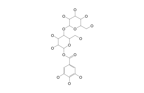 1-GALLOYL-BETA-D-GLUCOPYRANOSYL-(1->4)-BETA-D-GALACTOPYRANOSIDE
