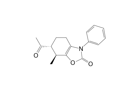 (6R*,7S*)-6-Acetyl-7-methyl-N-phenyl-4,5,6,7-tetrahydrobenzoxazol-2-one