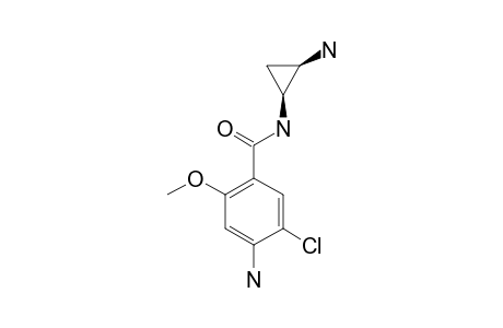 (+/-)-(CIS)-4-AMINO-N-(2-AMINO-1-CYCLOPROPYL)-5-CHLORO-2-METHOXY-BENZAMIDE
