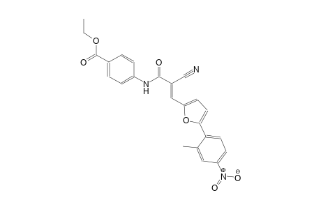 ethyl 4-({(2E)-2-cyano-3-[5-(2-methyl-4-nitrophenyl)-2-furyl]-2-propenoyl}amino)benzoate