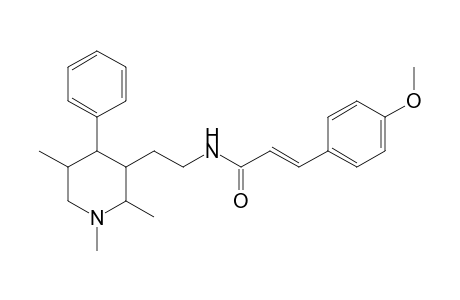 3-(4-Methoxy-phenyl)-N-[2-(1,2,5-trimethyl-4-phenyl-piperidin-3-yl)-ethyl]-acrylamide