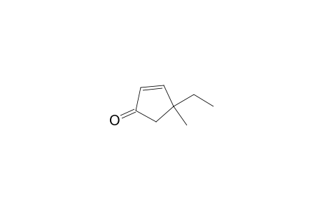 2-Cyclopenten-1-one, 4-ethyl-4-methyl-