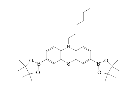 10-Hexyl-3,7-bis(4,4,5,5-tetramethyl[1,3,2]dioxaborolan-2-yl)-10H-phenothiazine