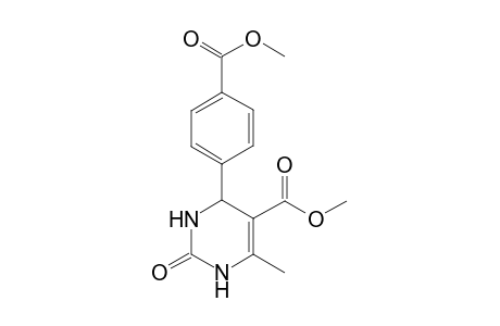 4-(4-carbomethoxyphenyl)-2-keto-6-methyl-3,4-dihydro-1H-pyrimidine-5-carboxylic acid methyl ester