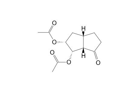 acetic acid [(1S,2R,3aS,6aS)-2-acetoxy-6-keto-2,3,3a,4,5,6a-hexahydro-1H-pentalen-1-yl] ester