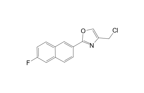 4- (Chloromethyl) -2- (2-fluoronaphthalen-6-yl) oxazole