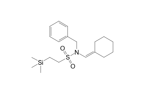 N-(cyclohexylidenemethyl)-N-(phenylmethyl)-2-trimethylsilyl-ethanesulfonamide