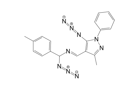 N-[(3-Azido-5-methyl-2-phenyl-1,2-diazaol-4-yl)methylene]-N'-(1-azido-4-methylbenzyl)imine