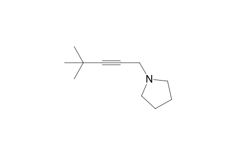 1-(4,4-Dimethyl-pent-2-ynyl)-pyrrolidine
