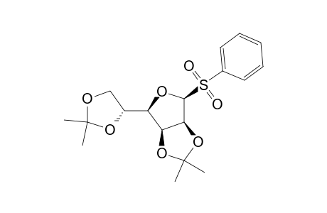 (3aS,4S,6R,6aS)-4-(benzenesulfonyl)-6-[(4R)-2,2-dimethyl-1,3-dioxolan-4-yl]-2,2-dimethyl-3a,4,6,6a-tetrahydrofuro[3,4-d][1,3]dioxole