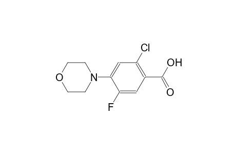 2-Chloro-5-fluoro-4-morpholin-4-yl-benzoic acid