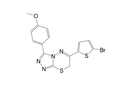 6-(5-bromo-2-thienyl)-3-(4-methoxyphenyl)-7H-[1,2,4]triazolo[3,4-b][1,3,4]thiadiazine