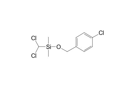 [(4-Chlorobenzyl)oxy](dichloromethyl)dimethylsilane