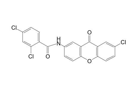 N-(7-CHLORO-9-OXOXANTHEN-2-YL)-2,4-DICHLOROBENZAMIDE