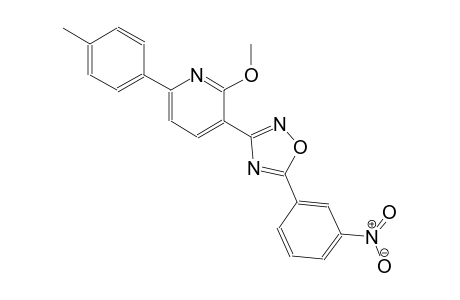 methyl 6-(4-methylphenyl)-3-[5-(3-nitrophenyl)-1,2,4-oxadiazol-3-yl]-2-pyridinyl ether