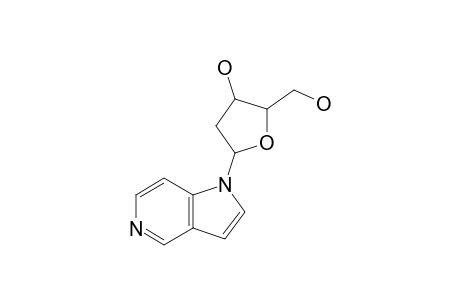1-(2-DEOXY-BETA-D-ERYTHRO-PENTOFURANOSYL)-1H-PYRROLO-[3.2-C]-PYRIDINE;2'-DEOXY-3,7-DIDEAZA-NEBULARINE