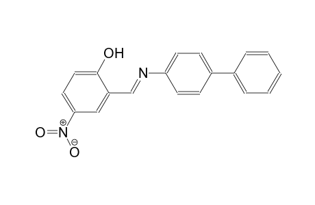 Phenol, 2-(4-biphenyliminomethyl)-4-nitro-