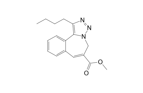 1-Butyl-5H-triazolo[5,1-a][2]benzazepine-6-carboxylic acid methyl ester