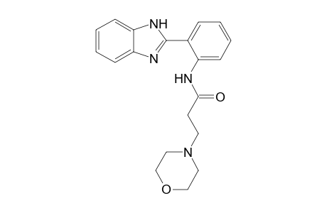 N-[2-(1H-Benzoimidazol-2-yl)-phenyl]-3-morpholin-4-ylpropionamide