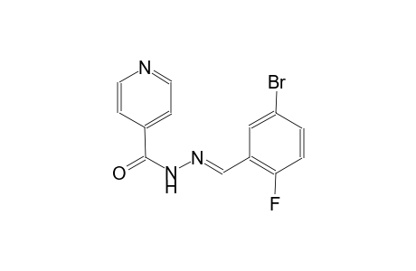 N'-[(E)-(5-bromo-2-fluorophenyl)methylidene]isonicotinohydrazide