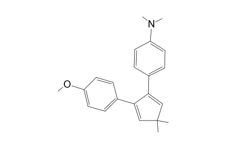 1-[4-(N-Dimethylamino)phenyl]-5-(p-methoxyphenyl)-3,3-dimethylcyclopenta-1,4-diene