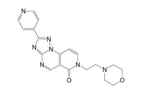 pyrido[3,4-e][1,2,4]triazolo[1,5-a]pyrimidin-6(7H)-one, 7-[2-(4-morpholinyl)ethyl]-2-(4-pyridinyl)-