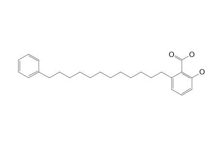 2-HYDROXY-6-(12-PHENYLDODECYL)-BENZOIC-ACID