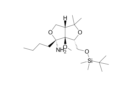 (3aR,1R,6R,6aS)-1-Butyl-6-[(tert-butyldimethylsilyloxy)methyl]-6a-methoxy-4,4-dimethyl-tetrahydrofuro[3,4-c]furan-1-amine