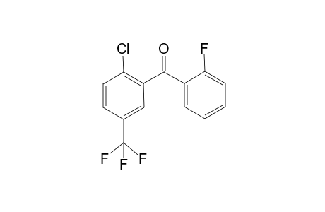 (2-chloro-5-(trifluoromethyl)phenyl)(2-fluorophenyl)methanone