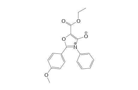 5-Ethoxycarbonyl-2-(4-methoxyphenyl)-3-phenyl-1,3-oxazolium-4-olate