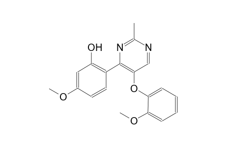 phenol, 5-methoxy-2-[5-(2-methoxyphenoxy)-2-methyl-4-pyrimidinyl]-