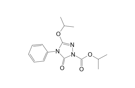 3-isopropoxy-5-keto-4-phenyl-1,2,4-triazole-1-carboxylic acid isopropyl ester