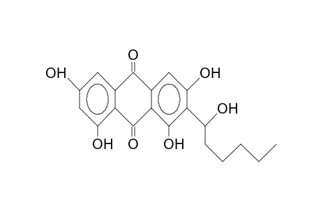2-(1-Hydroxy-hexyl)-1,3,6,8-tetrahydroxy-anthraquinone
