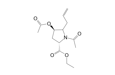 (2s,4r)-4-acetoxy-1-acetyl-5-allyproline ethyl ester