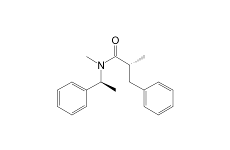 Benzenepropanamide, N,.alpha.-dimethyl-N-(1-phenylethyl)-, [S-(R*,S*)]-