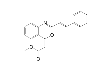 (E,E)-(2-Styrylbenzo[d][1,3]oxazin-4-ylidene)acetic acid methyl ester