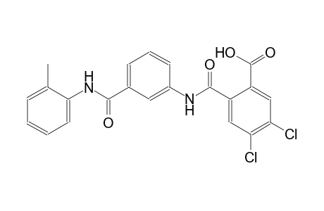 benzoic acid, 4,5-dichloro-2-[[[3-[[(2-methylphenyl)amino]carbonyl]phenyl]amino]carbonyl]-