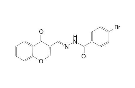 4-bromo-N'-[(E)-(4-oxo-4H-chromen-3-yl)methylidene]benzohydrazide