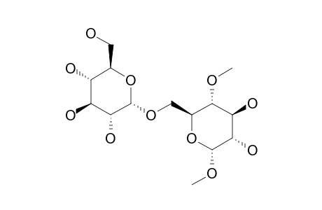 METHYL-6-0-(ALPHA-D-GLUCOPYRANOSYL)-4-O-METHYL-ALPHA-D-GLUCOPYRANOSIDE