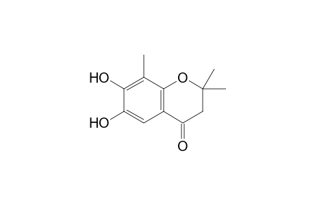 6,7-Dihydroxy-2,2,8-trimethyl-4-chromanone