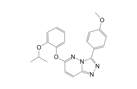 [1,2,4]triazolo[4,3-b]pyridazine, 3-(4-methoxyphenyl)-6-[2-(1-methylethoxy)phenoxy]-