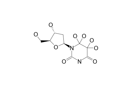 1-(2-DEOXY-BETA-D-ERYTHRO-PENTOFURANOSYL)-DIALURIC_ACID;MAJOR_ISOMER