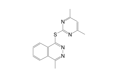 1-[(4,6-Dimethyl-2-pyrimidinyl)sulfanyl]-4-methylphthalazine