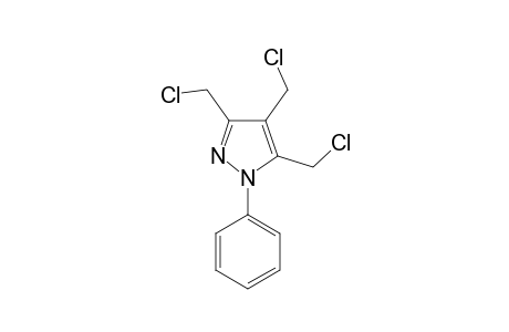 1-PHENYL-3,4,5-TRIS-(CHLOROMETHYL)-PYRAZOLE