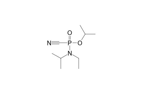 O-isopropyl N-ethyl N-isopropyl phosphoramidocyanidate